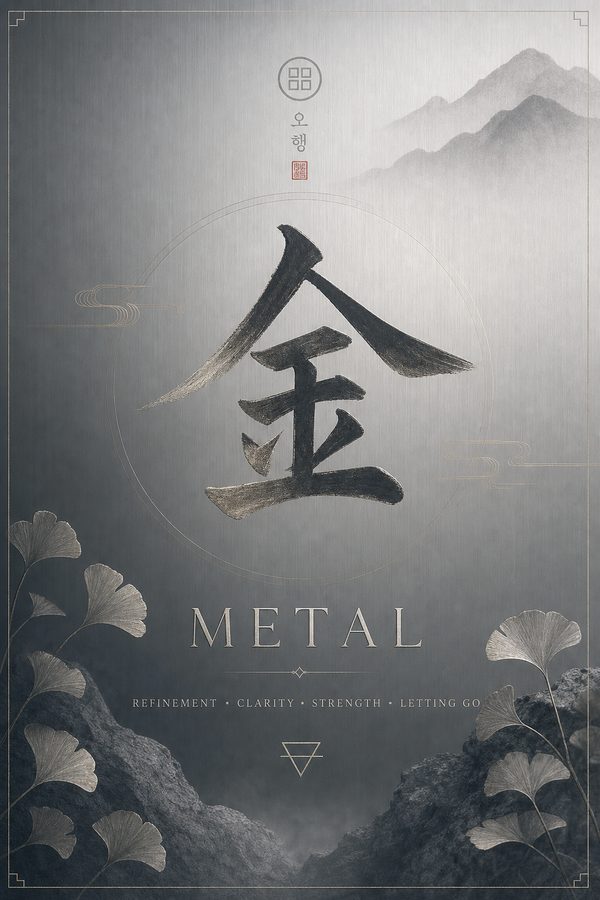 金 METAL 금 — 정돈과 결단